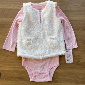 Carter’s Vest and Bodysuit Combo 12m